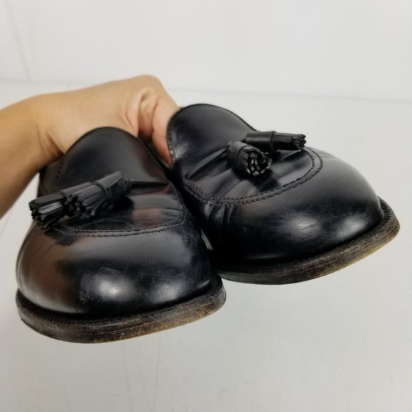 Alden leather tassel loafers mens 11.5 B/D Black - Picture 13 of 16
